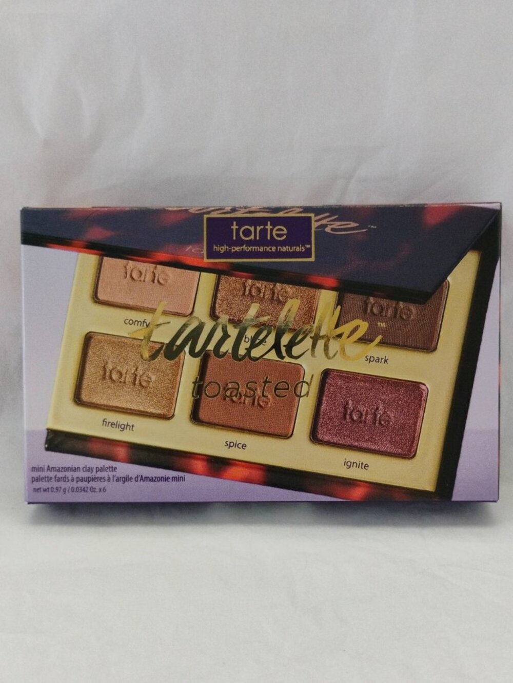 tarte Tartelette Toasted Mini Amazonian Clay Eyeshadow Palette-(Travel Size)-NWT